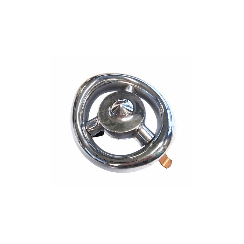 Grille ornament round for crank handle hole