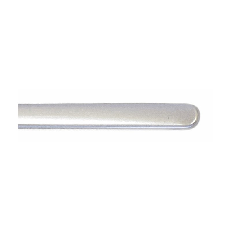 Modanatura inox sopra longherone con ganci