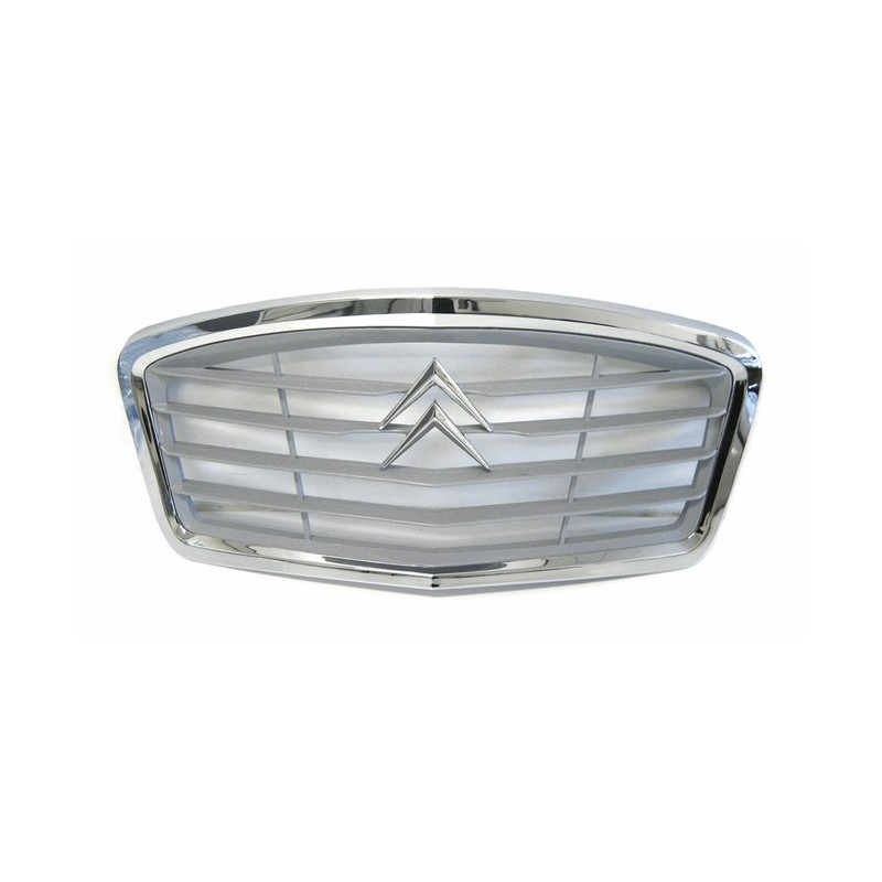 Grille with chromed frame