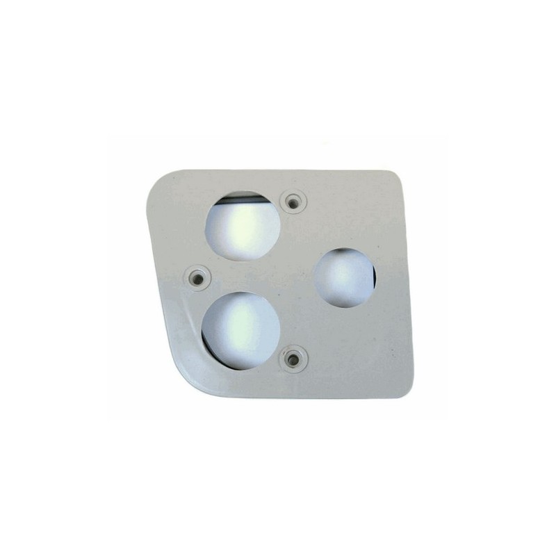 Plastic base for rear lamp cluster left grey