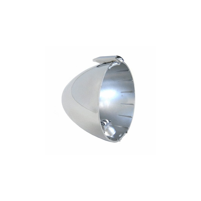 Chromtopf rund Plastik