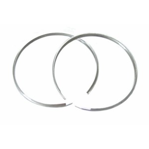 Collares de aluminio para faros redondos, 1 par
