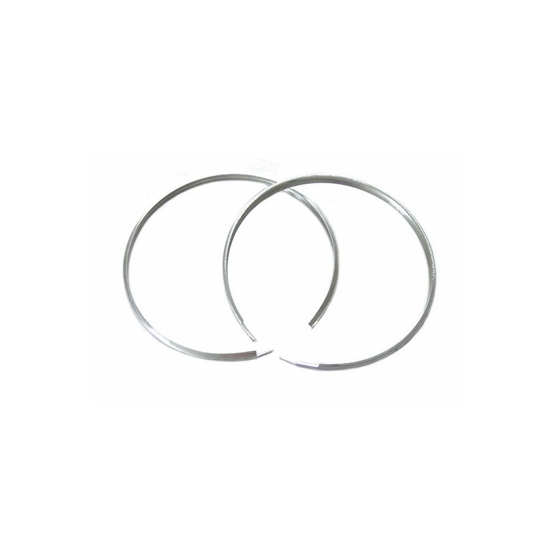 Aluminium rings for round headlight, 1 pair