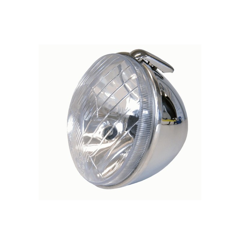 Complete headlight Bilux R2 chromed aftermarket