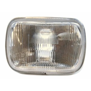 Optica de faro rectangular R2, para soprorte de faro de metal