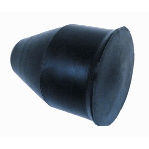 Rubber buffer for rear suspension arm