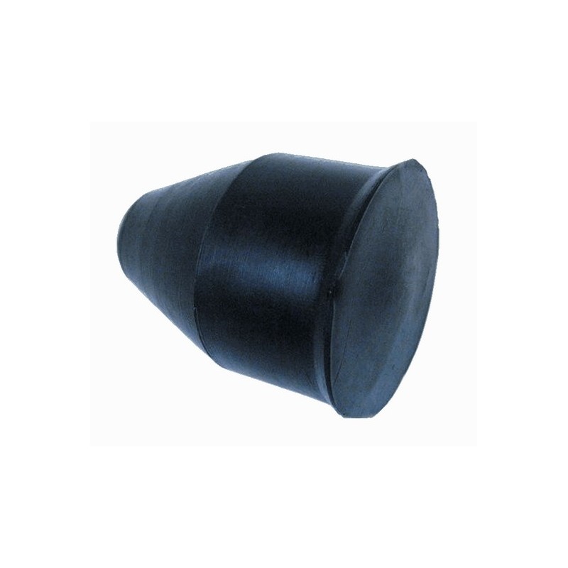 Rubber buffer for rear suspension arm