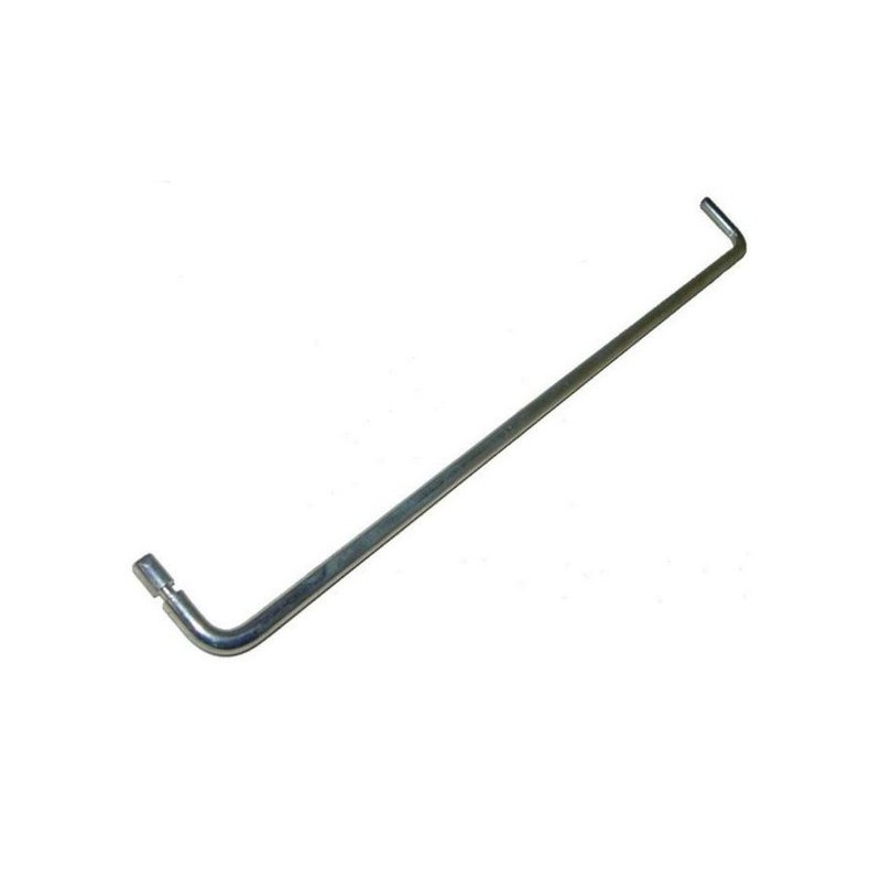 Support rod for boot lid