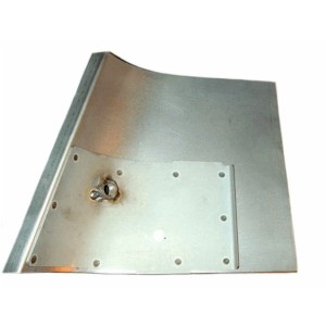 Seat belt anchorage repair panel inner rear wing 2cv left