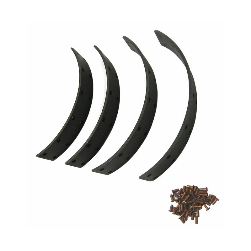 Bremsbackensatz hinten Commerciale/Familiale 12"