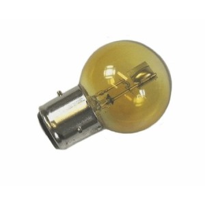 Bombilla 12V 40/45 W amarilla con 3 clavijas