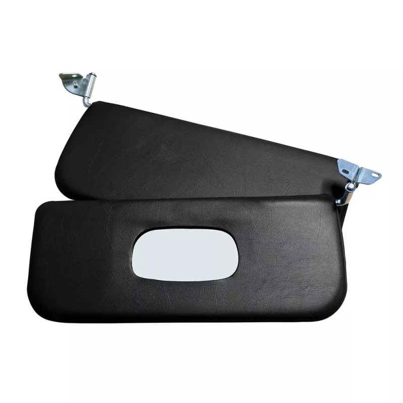 1 Pair of sun shades black with metal supports