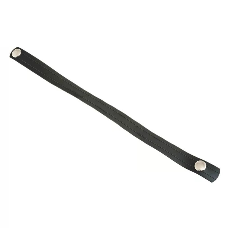 Fixing strap for hood at the rear, black