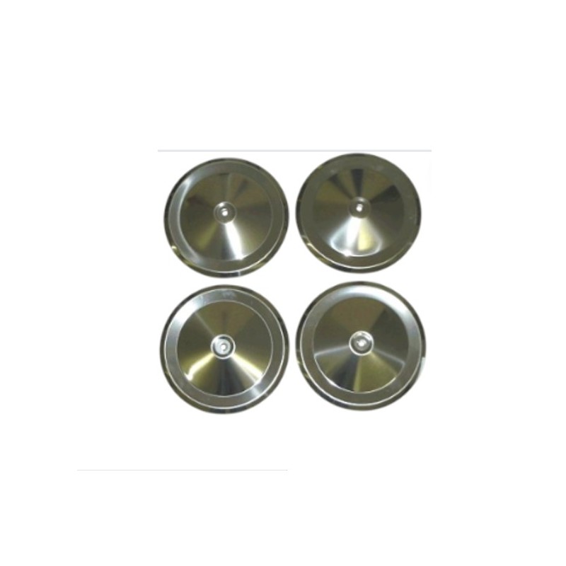 4 Wheelcaps with nuts and bolts