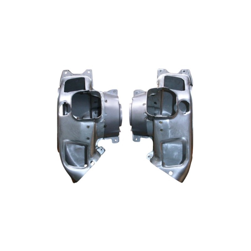 Kit of engine covers made of sheet metal, 4 pc