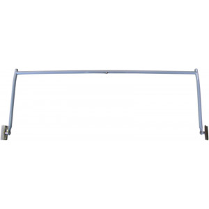 Hood closing frame for hood with internal locking