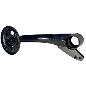 Schwingarm hinten rechts, sandgestrahlt und pulverbeschichtet