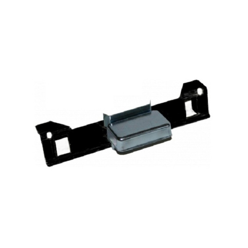 Battery mounting bracket with holder for regulator