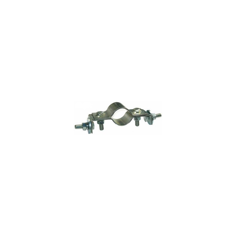Exhaust support bracket for rear pipe