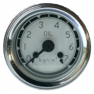 Öldruckmanometer weiß
