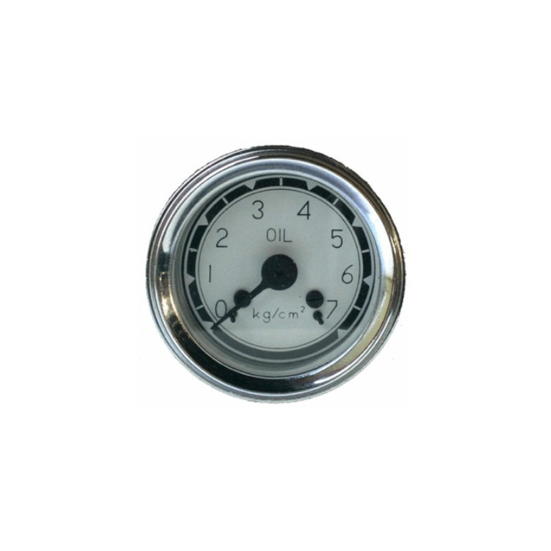 Oil pressure indicator white