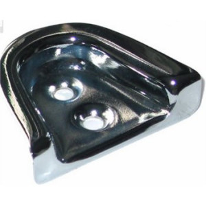 Door dovetail housing chromed