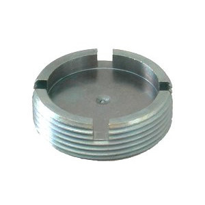 Nut for track rod ball joint on bottom