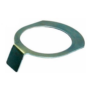 Securing plate for wheel hub on top