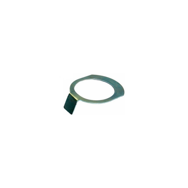 Securing plate for wheel hub on top