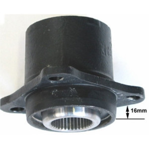 Rubber mounting front axle, front side