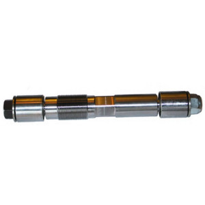 Triangle arm spindle with rubber supports