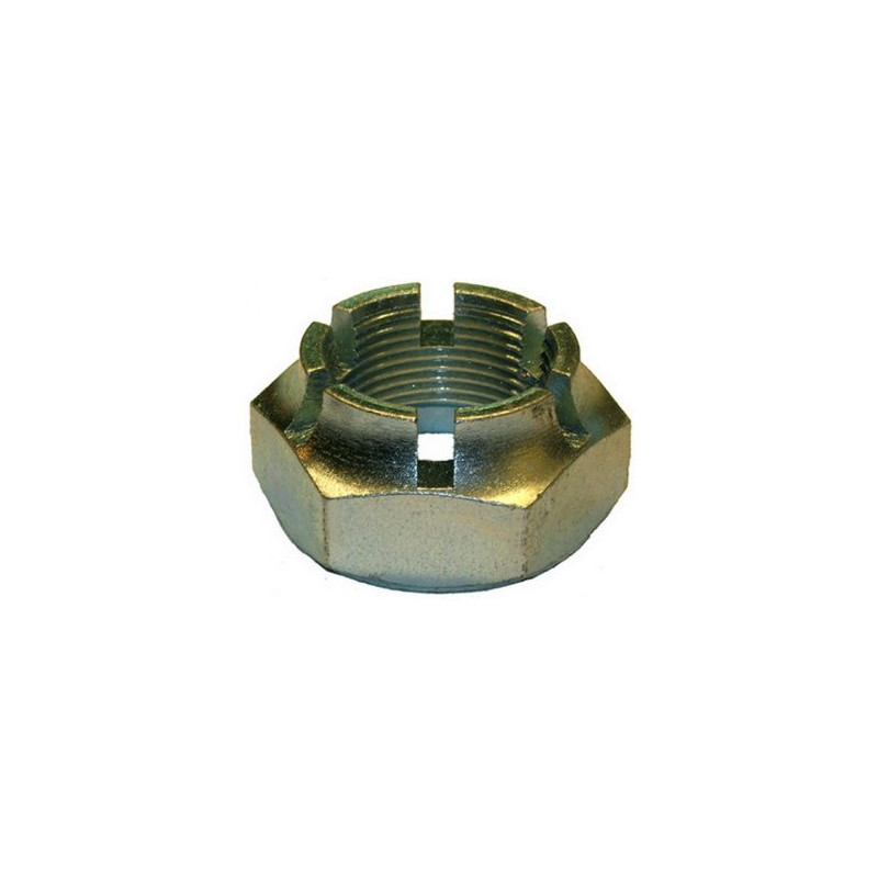 Castle nut for left drive shaft, right-hand thread